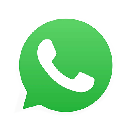 Das WhatsApp-Logo in grün mit einem Telefonhörer-Symbol in der Mitte.
