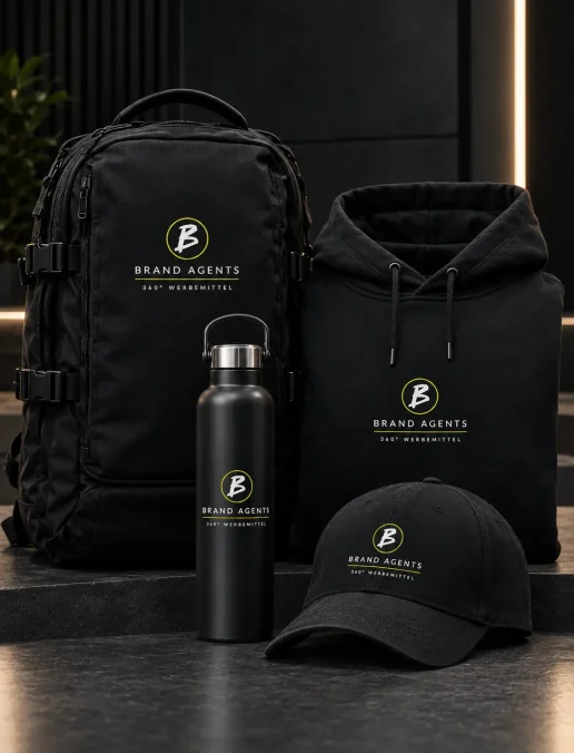 Premium-Merchandise im Industrial-Look